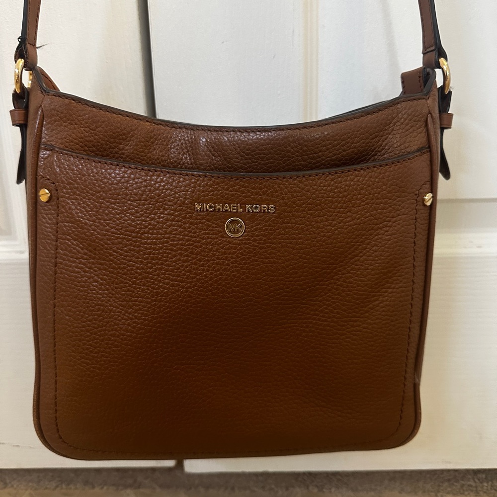Michael Kors Tan Leather Shoulder Bag